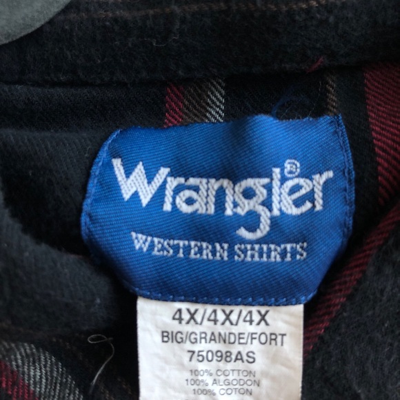 Vintage Wrangler cowboy shirt with stripes - Picture 3 of 3
